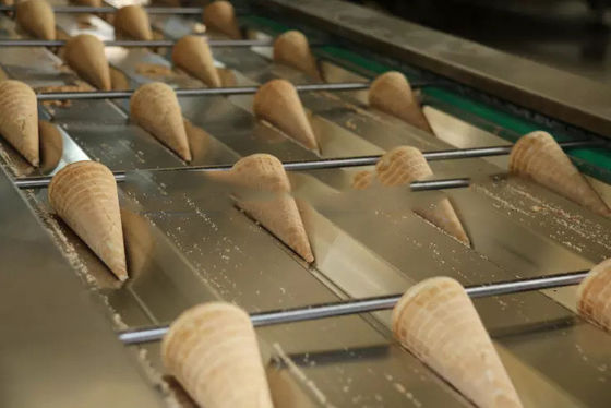 음식 공장 웨이퍼 콘 생산 라인 협력 업체